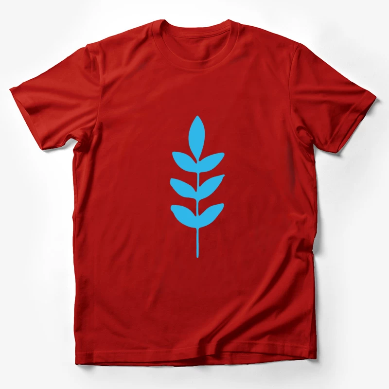 Silhouette de Branche Bleue Homme T-Shirt