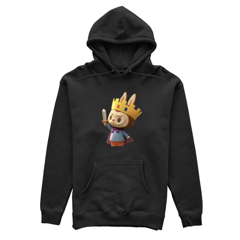 Königlicher Spielzeugcharakter mit Schwert Damen Pullover Hoodie
