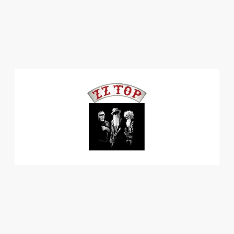 ZZ Top Legendary Texas Blues Rock Band in Black and White Coffee Mug