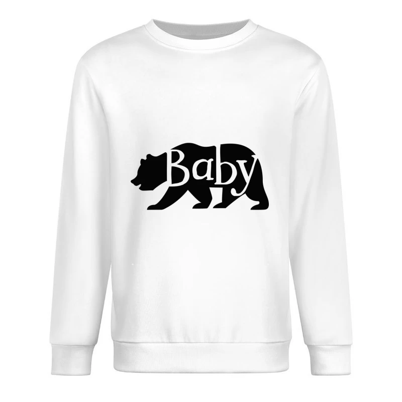 Silhouette d'ours avec texte Homme Sweat-shirt à enfiler