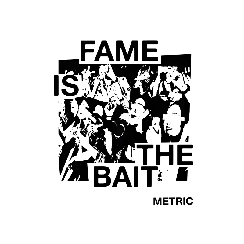 Metric Fame Is The Bait Throw Pillow