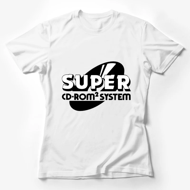 Super CD-ROM² System Logo Female T-Shirt