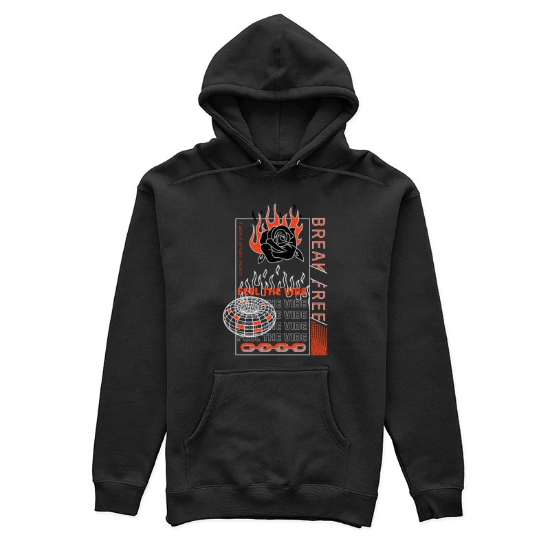 Freiheit und Vibes Damen Pullover Hoodie