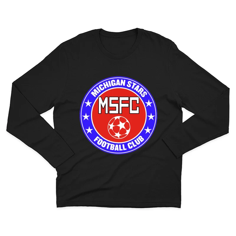 Michigan Stars Football Club Soccer Team Logo Male Long Sleeve T-Shirt