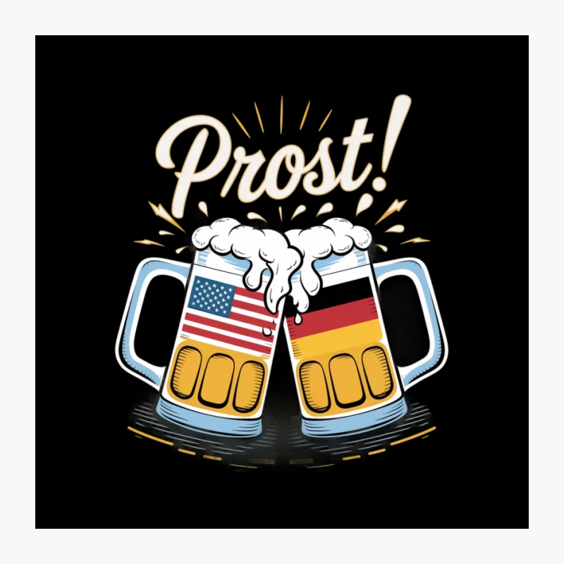 German-American Beer Toast Celebration: Prost! Pin