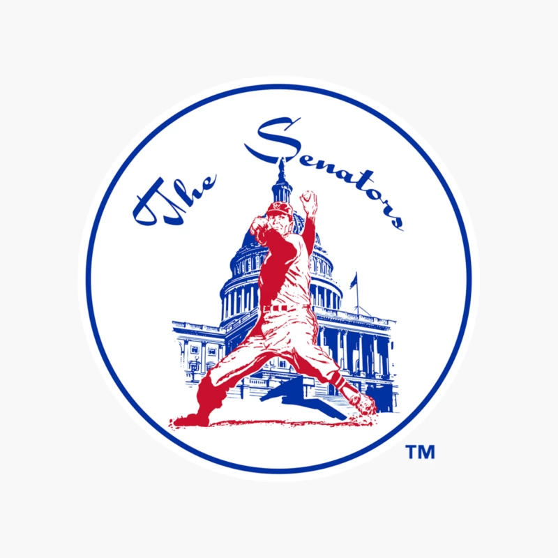 Washington Senators Baseball Club Cotton Tote Bag
