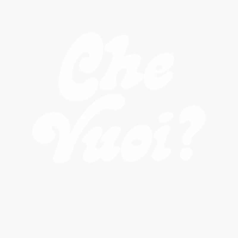 Che Vuoi Italian Gesture Typography Design Cotton Tote Bag