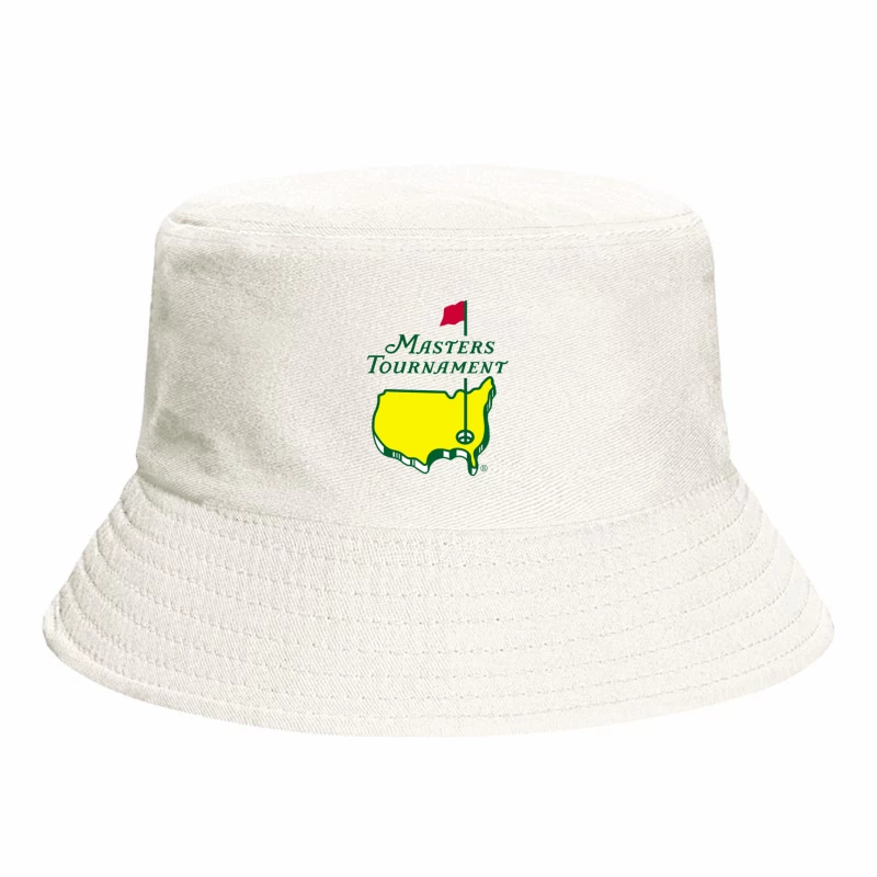 The Masters Tournament Official Logo - Augusta National Golf Championship Bucket Hat