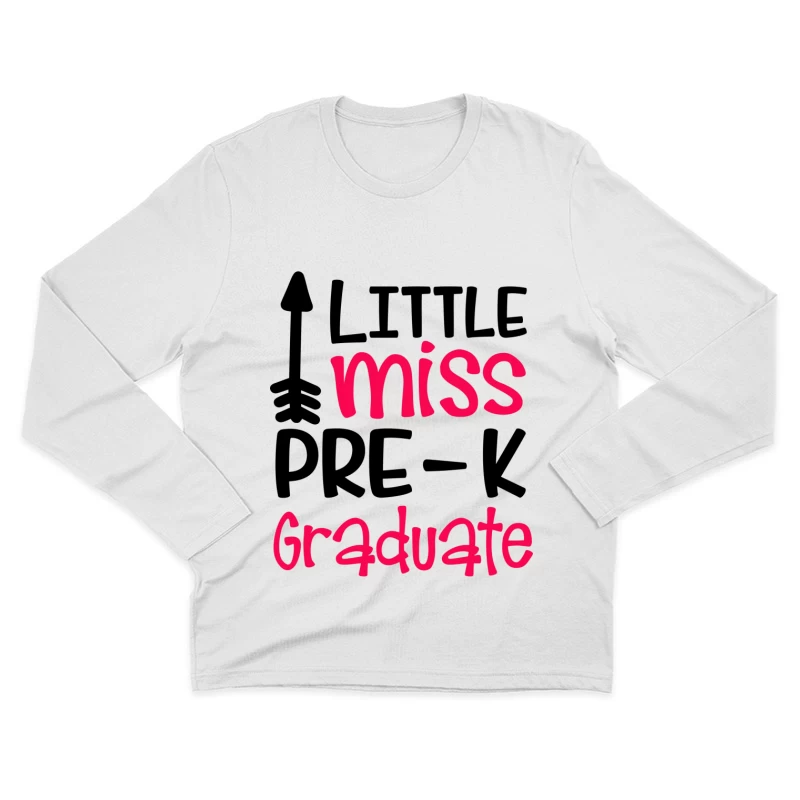 Diplôme de Petite Fille Préscolaire Homme Manches Longues T-Shirt