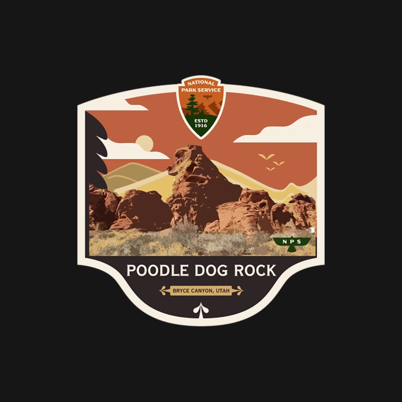 Poodle Dog Rock Male Long Sleeve T-Shirt