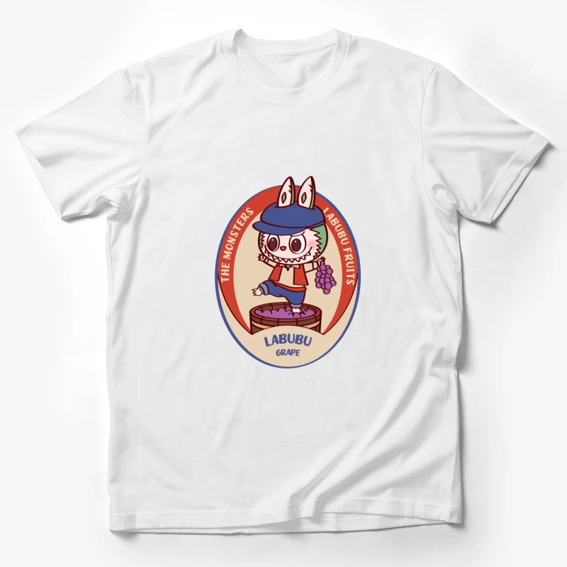 Labubu Traubenmonster Illustration Herren T-Shirt