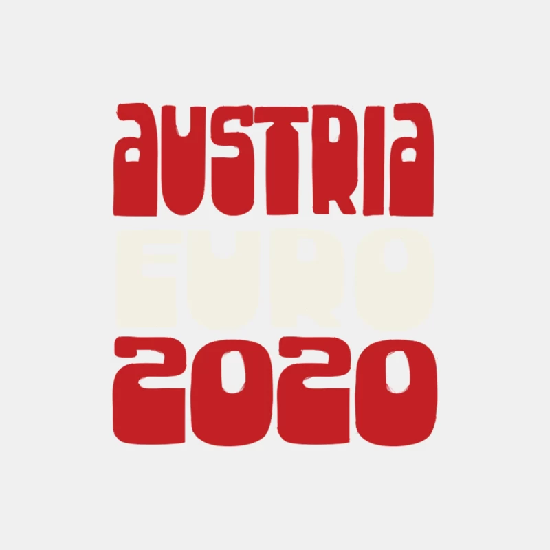 Austria  Euro 2020 Football Fan Design Male Tank Top