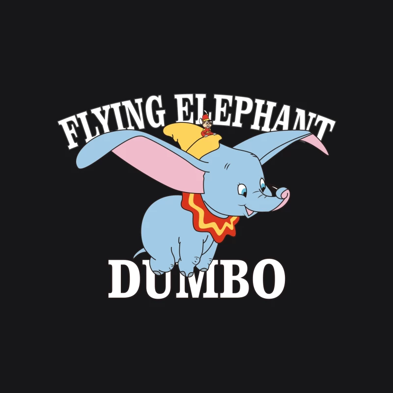 Fliegender Elefant Dumbo Design Herren Pullover Hoodie