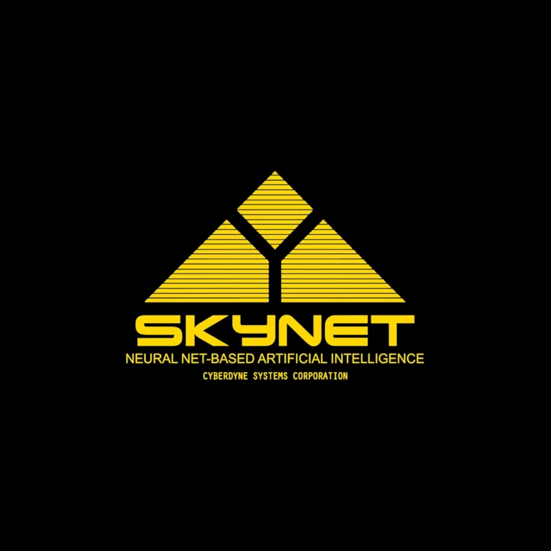 Skynet Corporate Logo - Cyberdyne Systems AI Technology Desk Mat