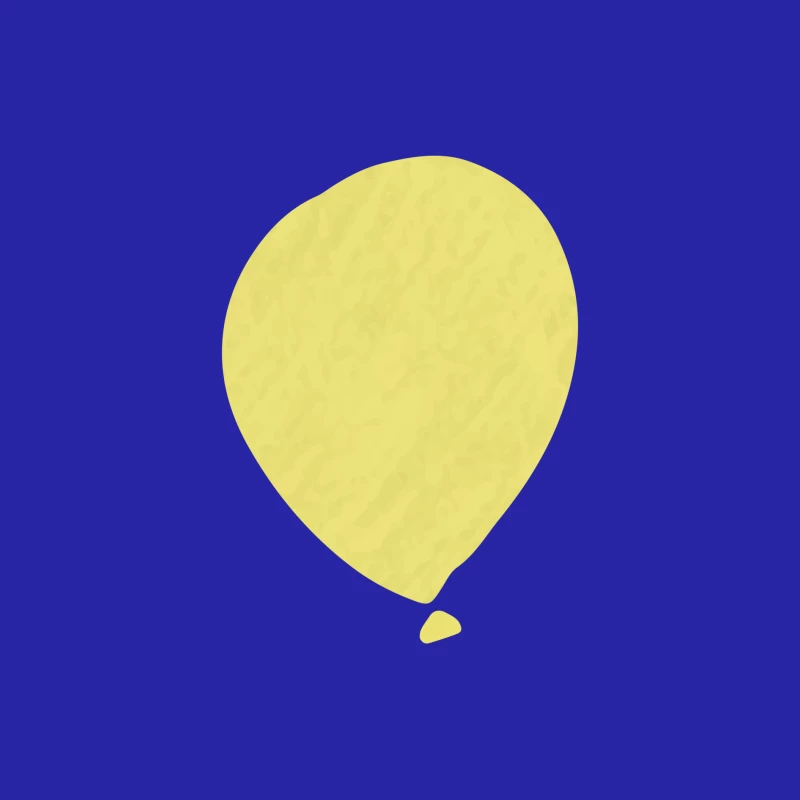 Ballon jaune simple Homme Débardeur