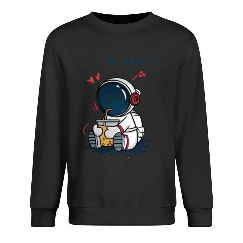Astronaut mit Blase-Tee Herren Pullover Sweatshirt