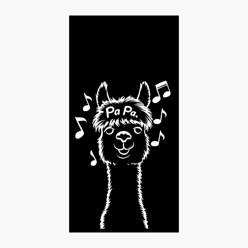llama alpaca animal sketch outline drawing fain iPhone Case