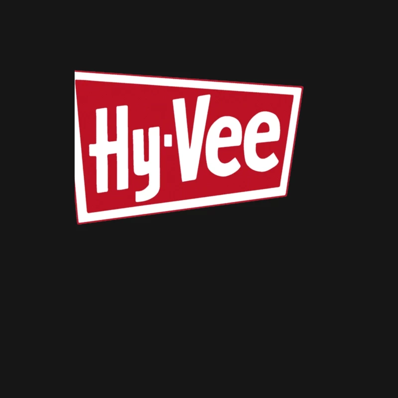 Hy-Vee Supermarket Chain Logo in Red and White Female Long Sleeve T-Shirt