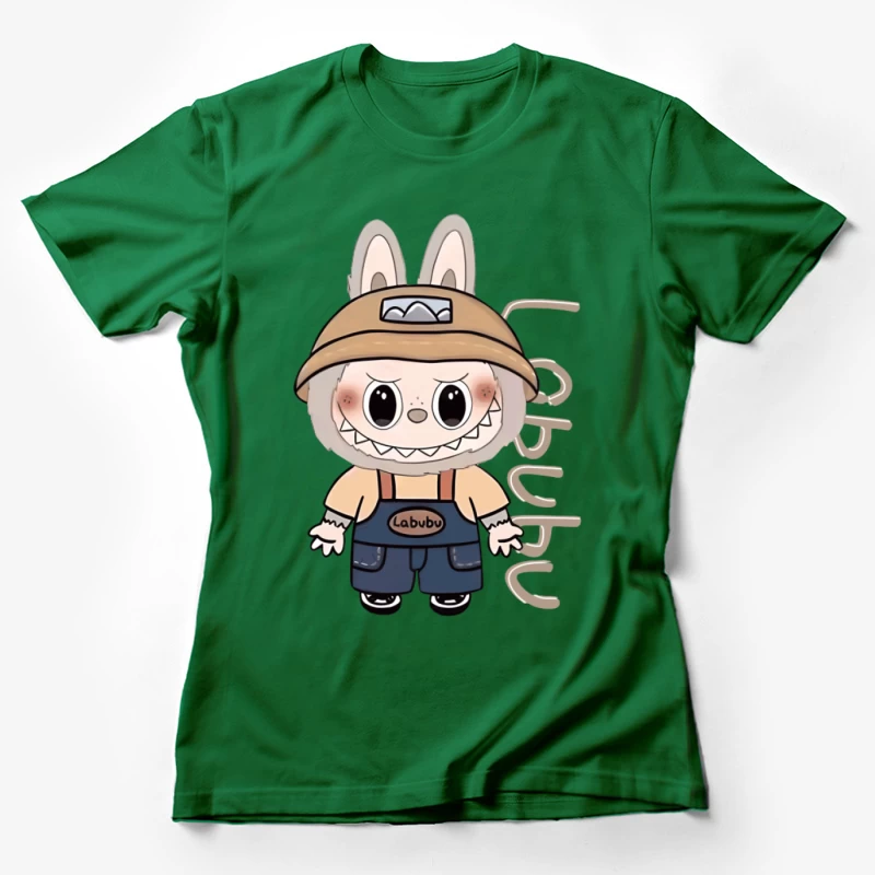 Labubu Charakter im Overall Damen T-Shirt