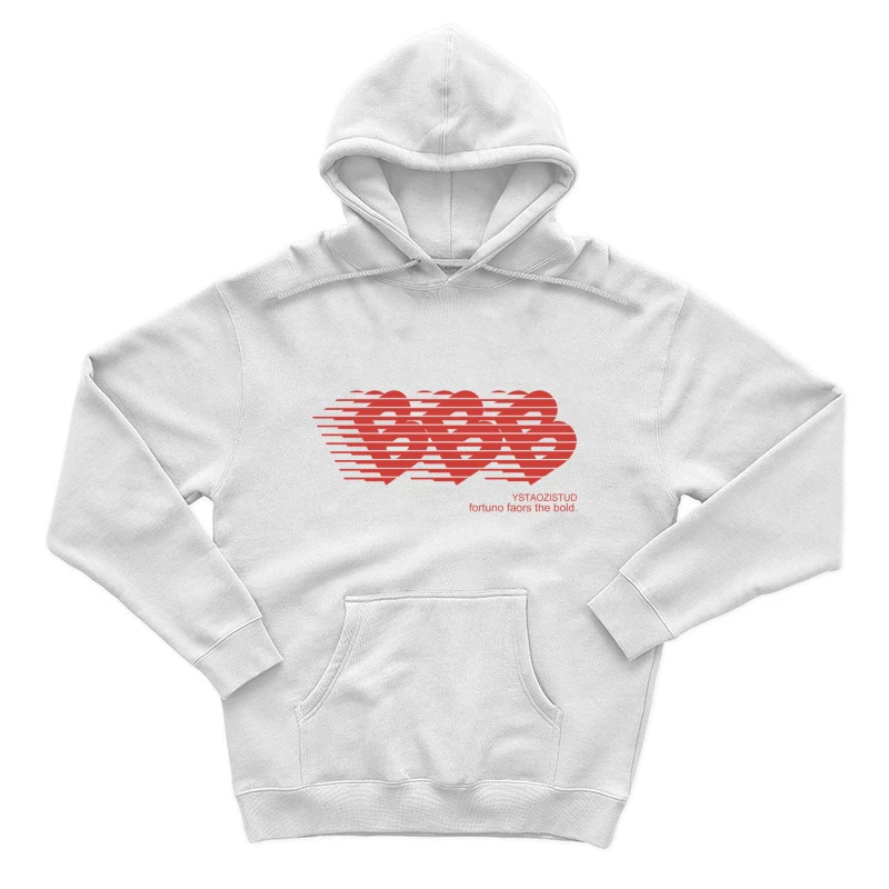 Verzerrte Herzen und Spruch Herren Pullover Hoodie