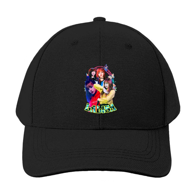 Collage of a K-Pop Female Artist Baseball Cap