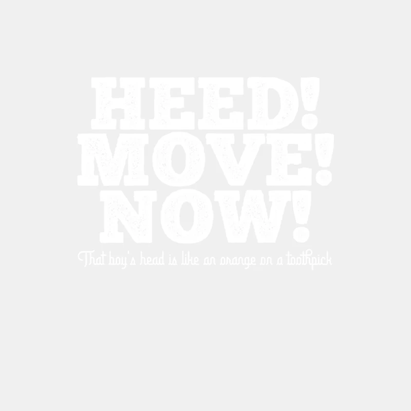 Heed! Move! Now! Male Tank Top