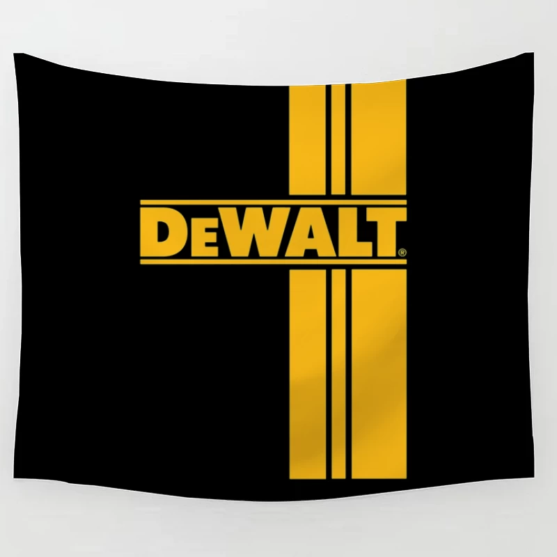 DeWalt Power Tools Brand Logo in Yellow Tapestry