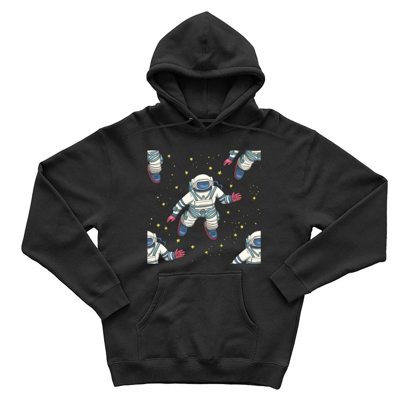 Astronautenmuster im Weltraum Herren Pullover Hoodie