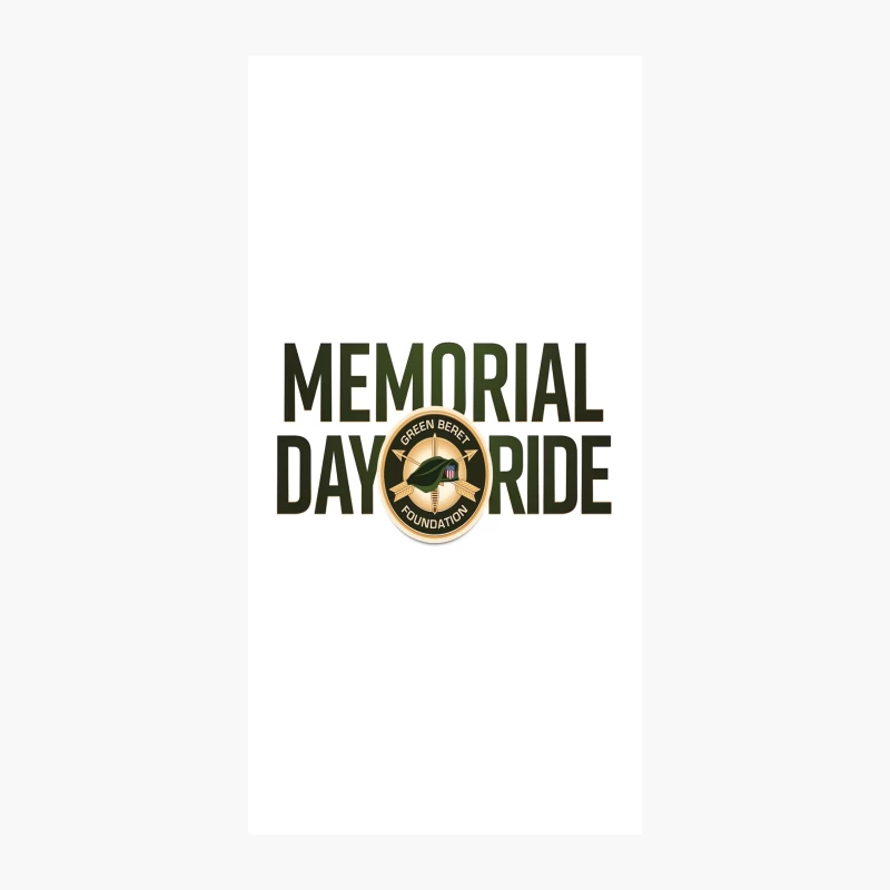 Green Beret Foundation Memorial Day Ride Event iPhone Case