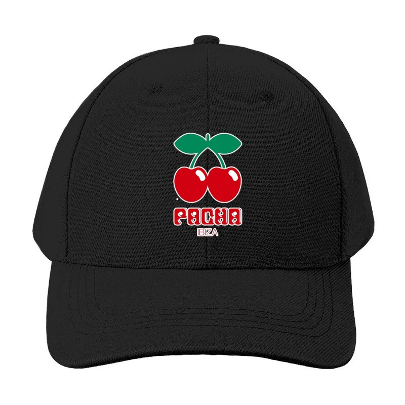 Pacha Ibiza Nightclub's Iconic Cherry Logo Baseball Cap