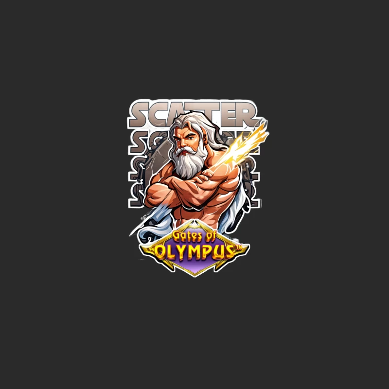 Gates of Olympus Slot Game Scatter Symbol Featuring Zeus Baseball Cap