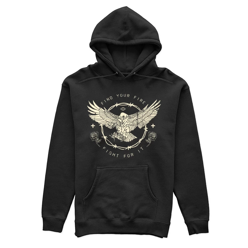 Aigle et Symbole de Motivation Femme Sweat à capuche