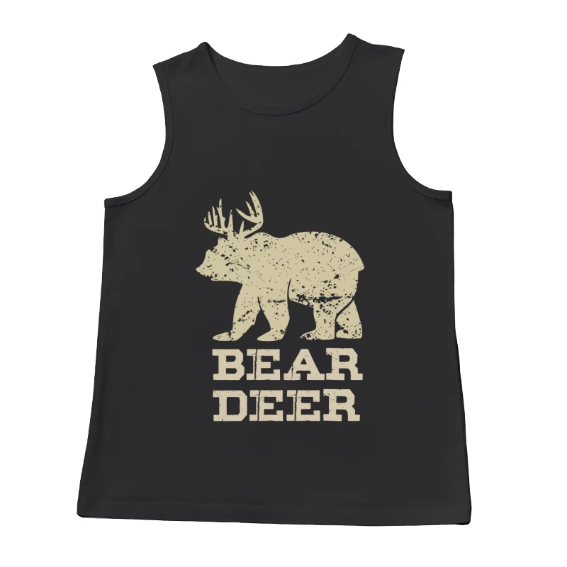 Bär und Hirsch Silhouette Herren Tanktops