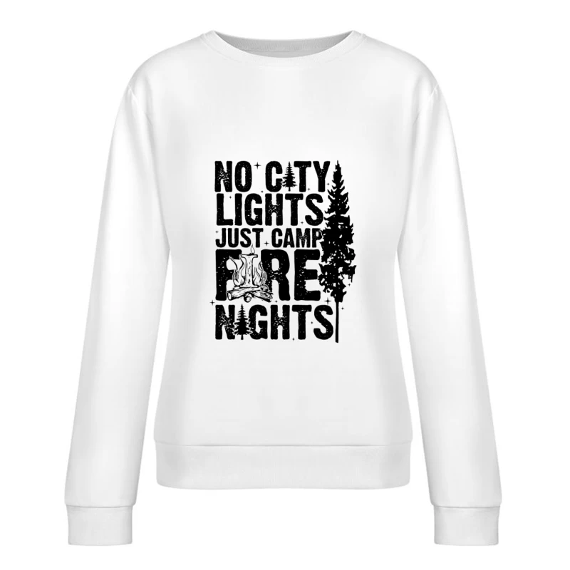 Soirées autour du feu de camp Femme Sweat-shirt à enfiler