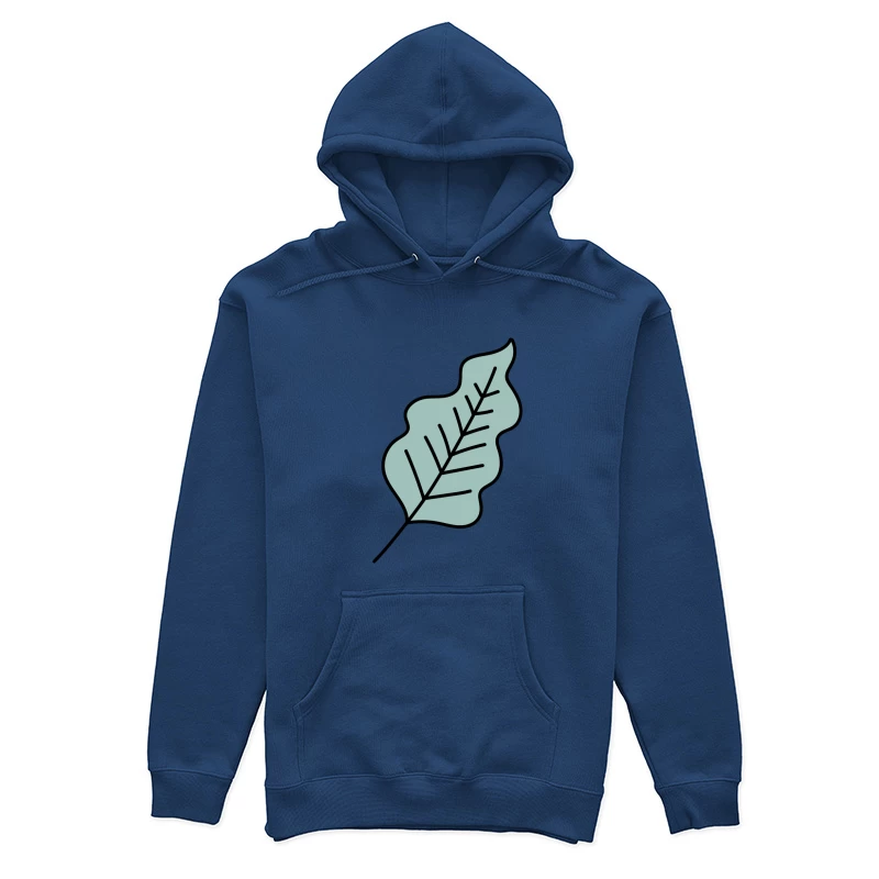 Feuille abstraite avec motif linéaire Femme Sweat à capuche