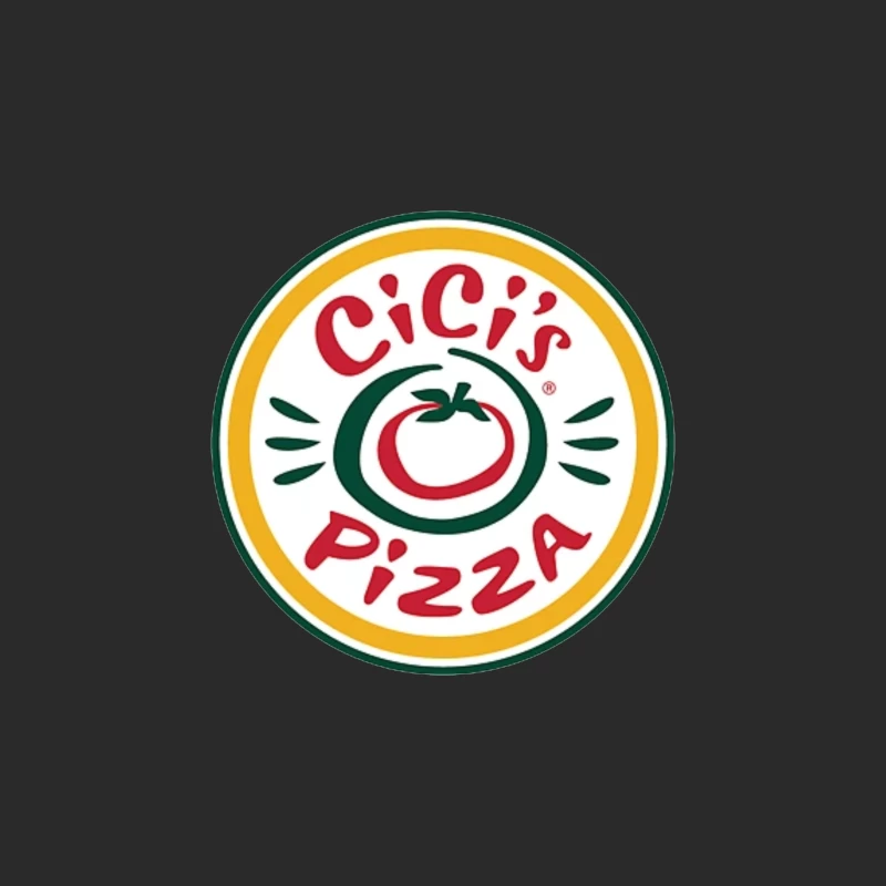 CiCi's Pizza Restaurant Chain Logo with Tomato Symbol Baseball Cap