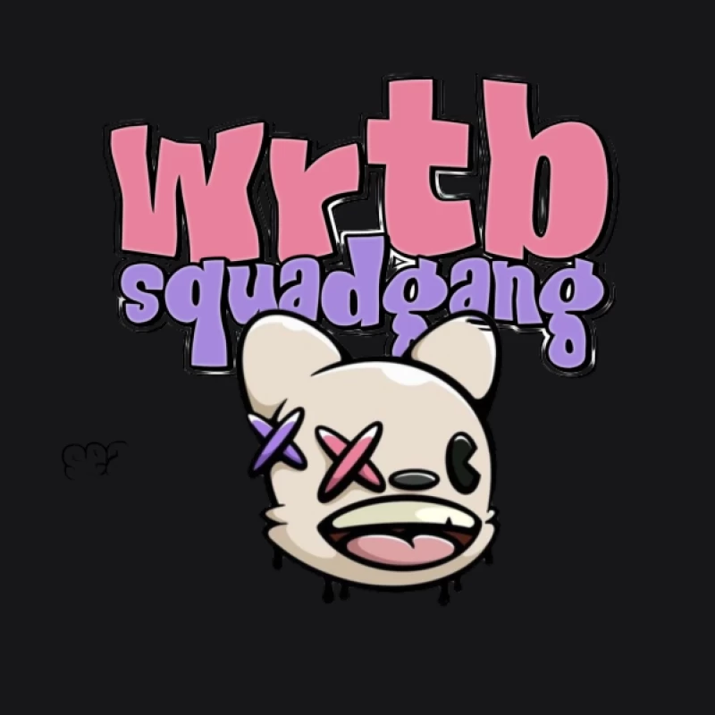WRTB Squadgang Comic Design Herren Pullover Hoodie
