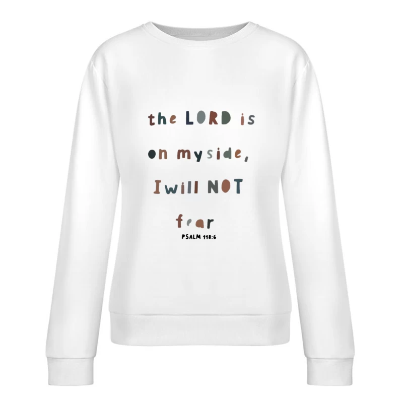 Vertrauen und Glaube Zitat aus der Bibel Damen Pullover Sweatshirt