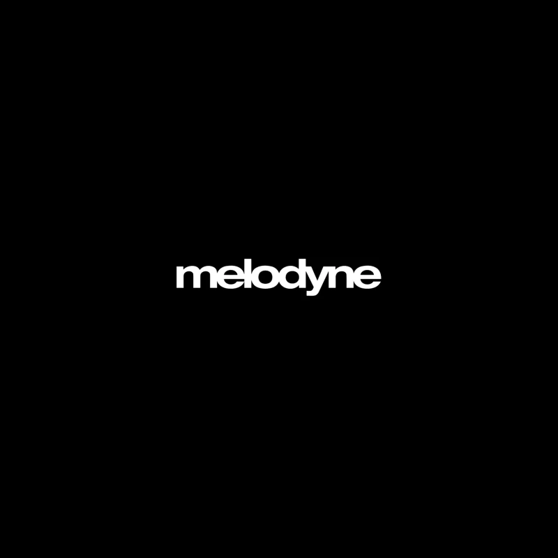 Melodyne Text Logo Outline Design iPhone Case