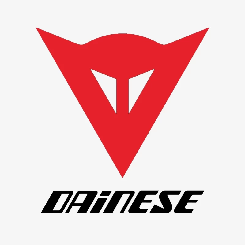 Dainese Motorcycle Gear Brand Logo in Red Female Pullover Sweatshirt