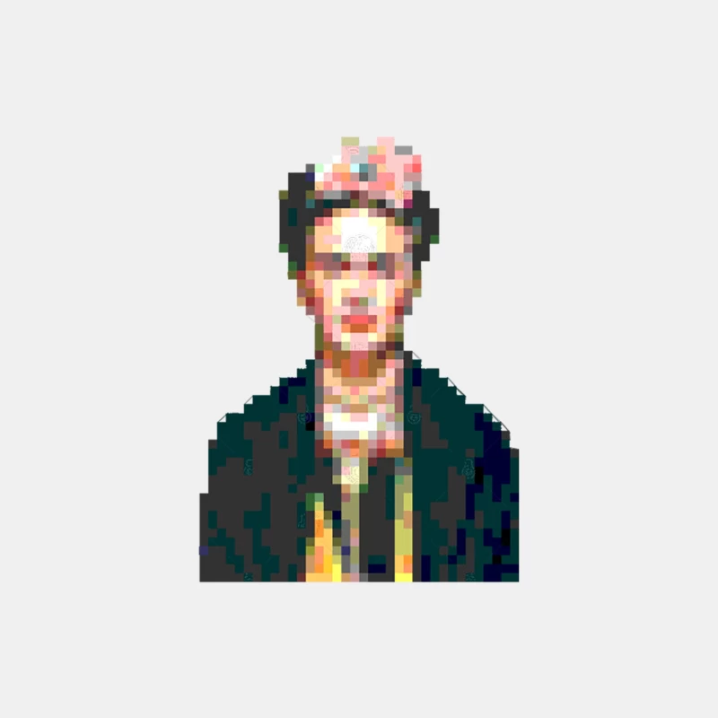 Frida Kahlo Pixel Art Design Male Tank Top