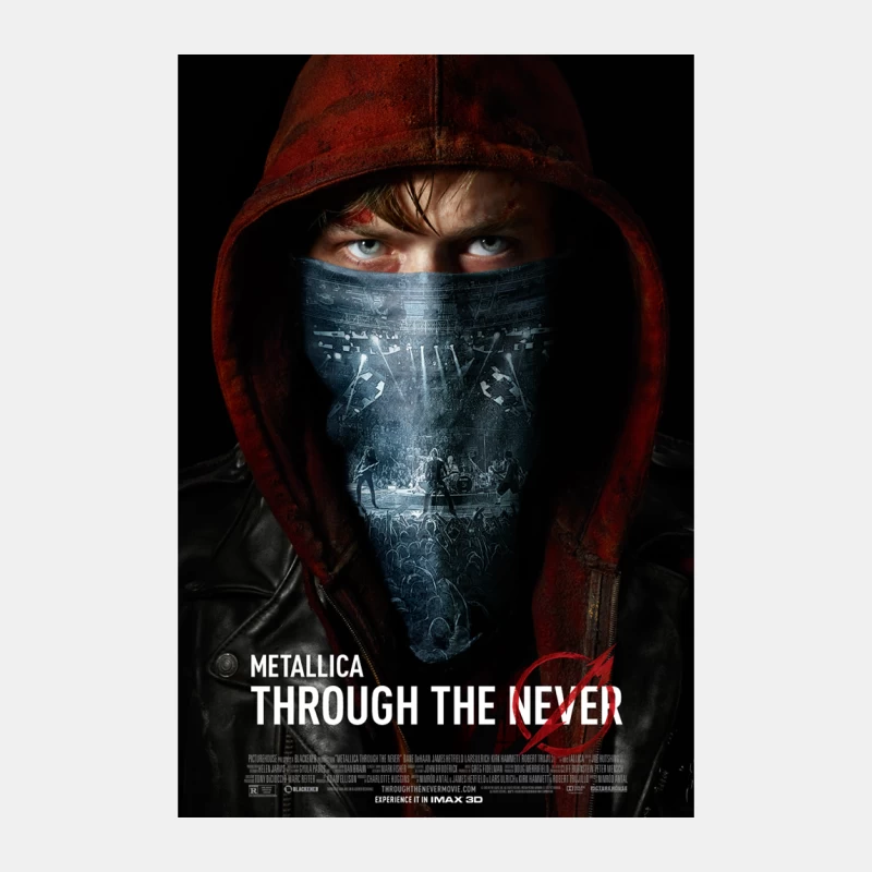 Metallica's Mysterious Masked Figure: Through the Never Movie Poster Male Tank Top