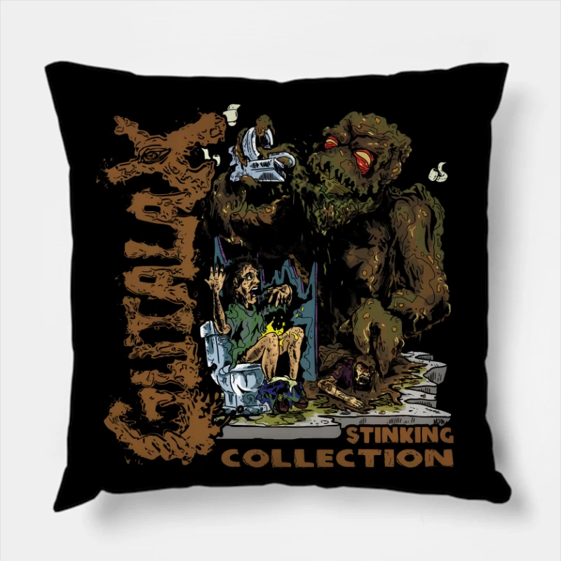 Gutalax Stinking Collection Throw Pillow