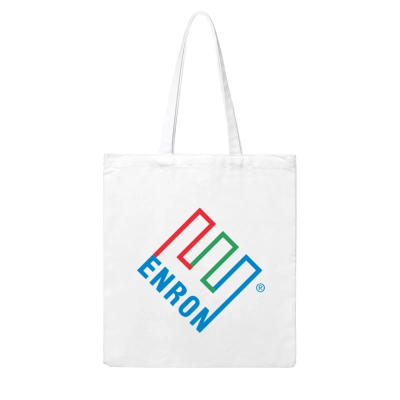 Enron Corporation Logo - Historic Energy Company Symbol Cotton Tote Bag