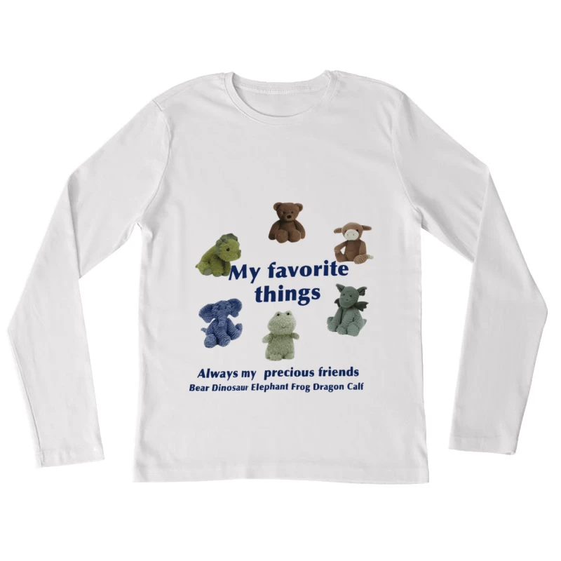 Süße Plüschtiere: Lieblingsfreunde Damen Langarm T-Shirt