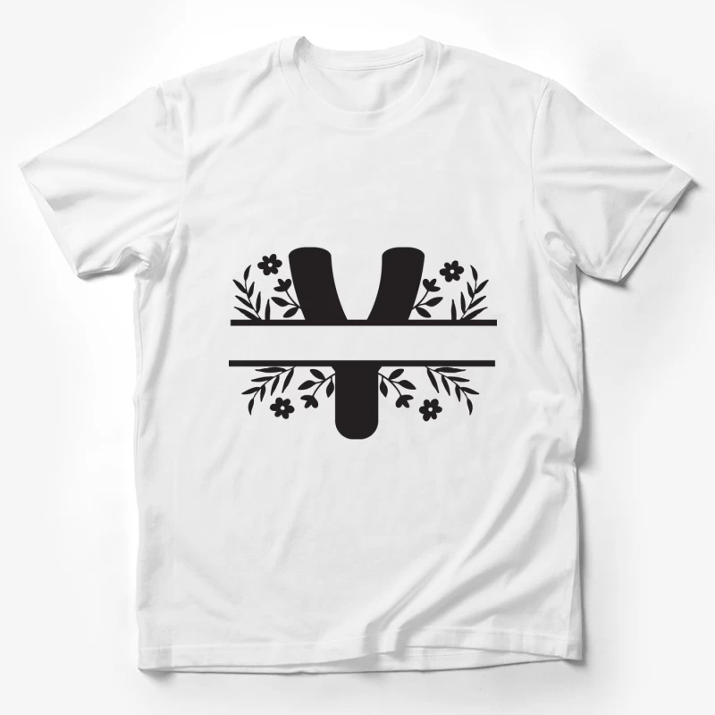 Symbole Yen décoratif floral Homme T-Shirt