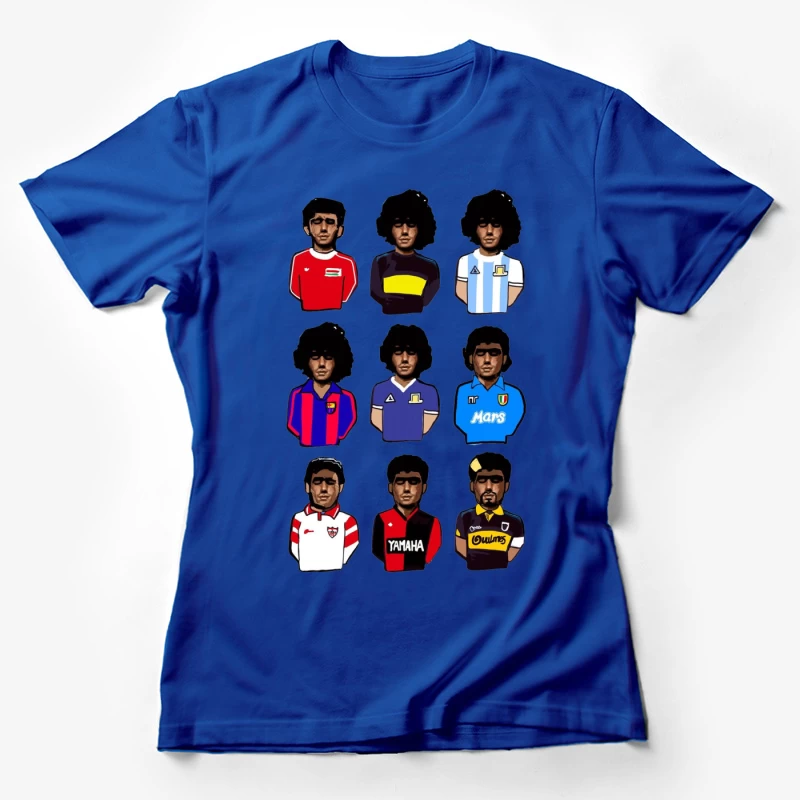 Retro Football Legends - THE MARADONAS Female T-Shirt