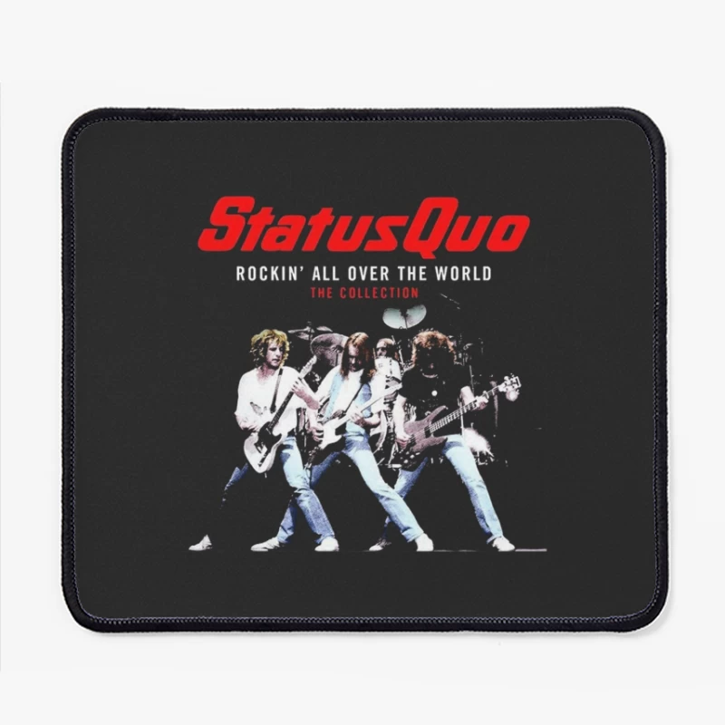 Status Quo: Rockin' All Over The World Album Collection Cover Mouse Pad
