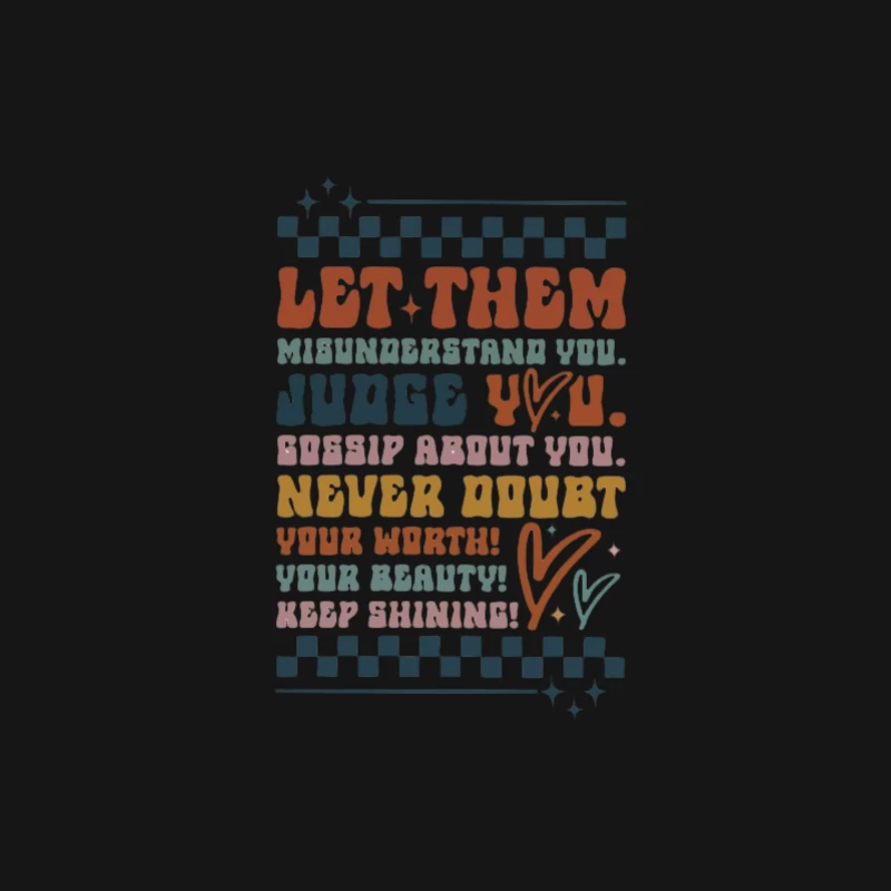 Message inspirant sur la valeur personnelle Femme Manches Longues T-Shirt