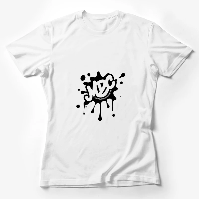 Spritzendes Graffiti-Logo Damen T-Shirt